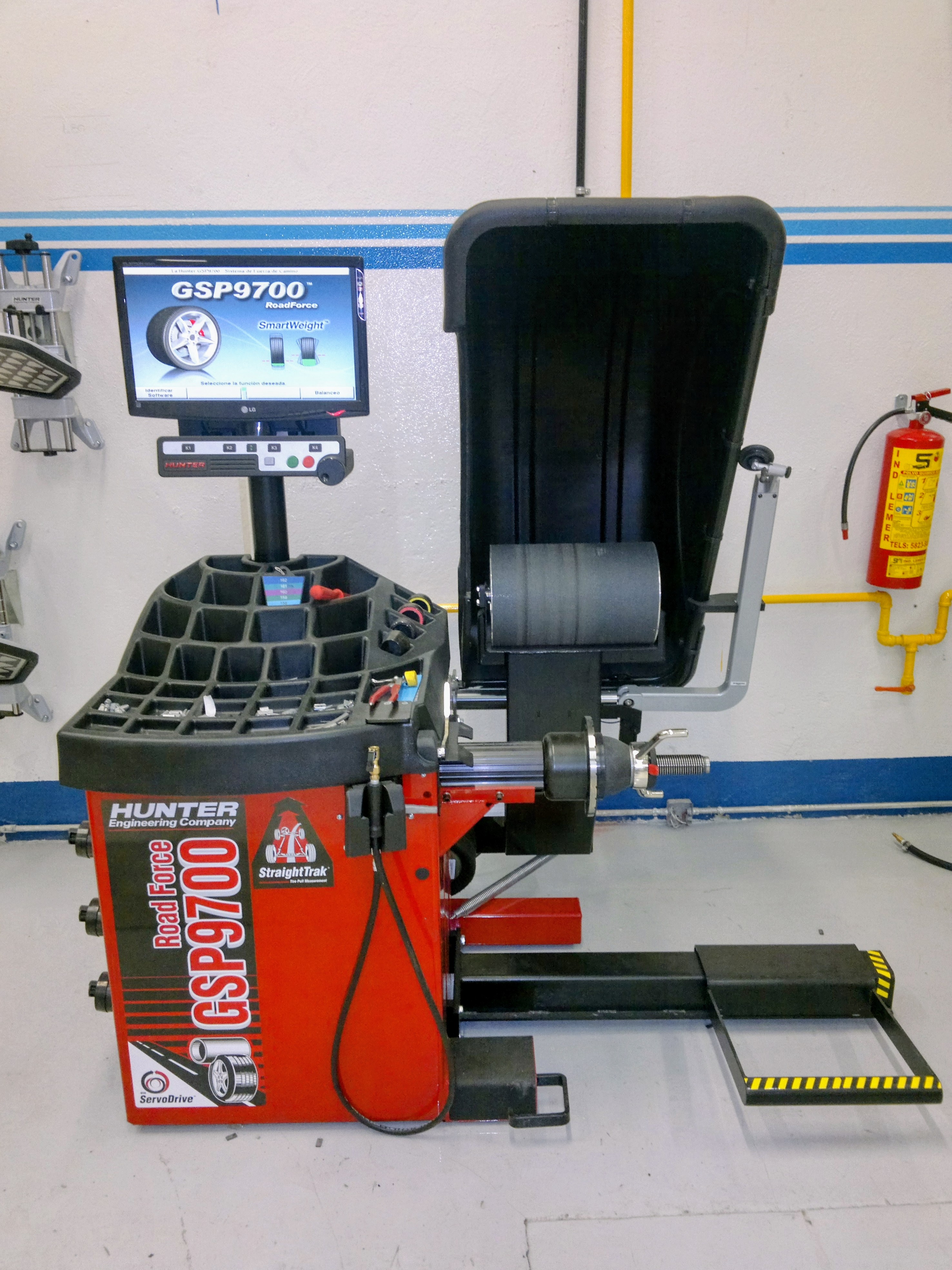 Balanceadora de llantas Hunter